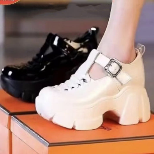 Aurelia Patent Leather Roman Pumps