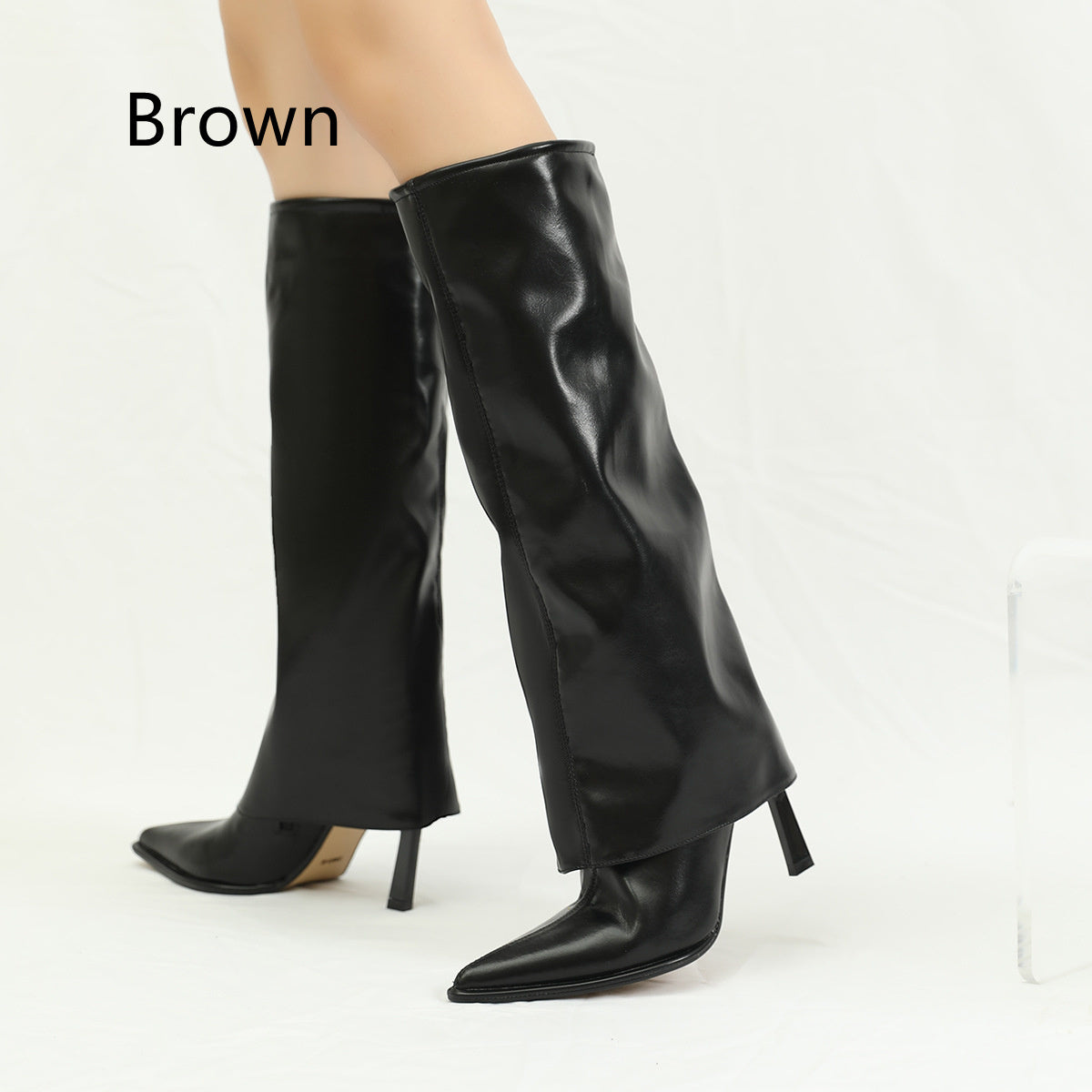 London Luxe High-Leg Stiletto Boots