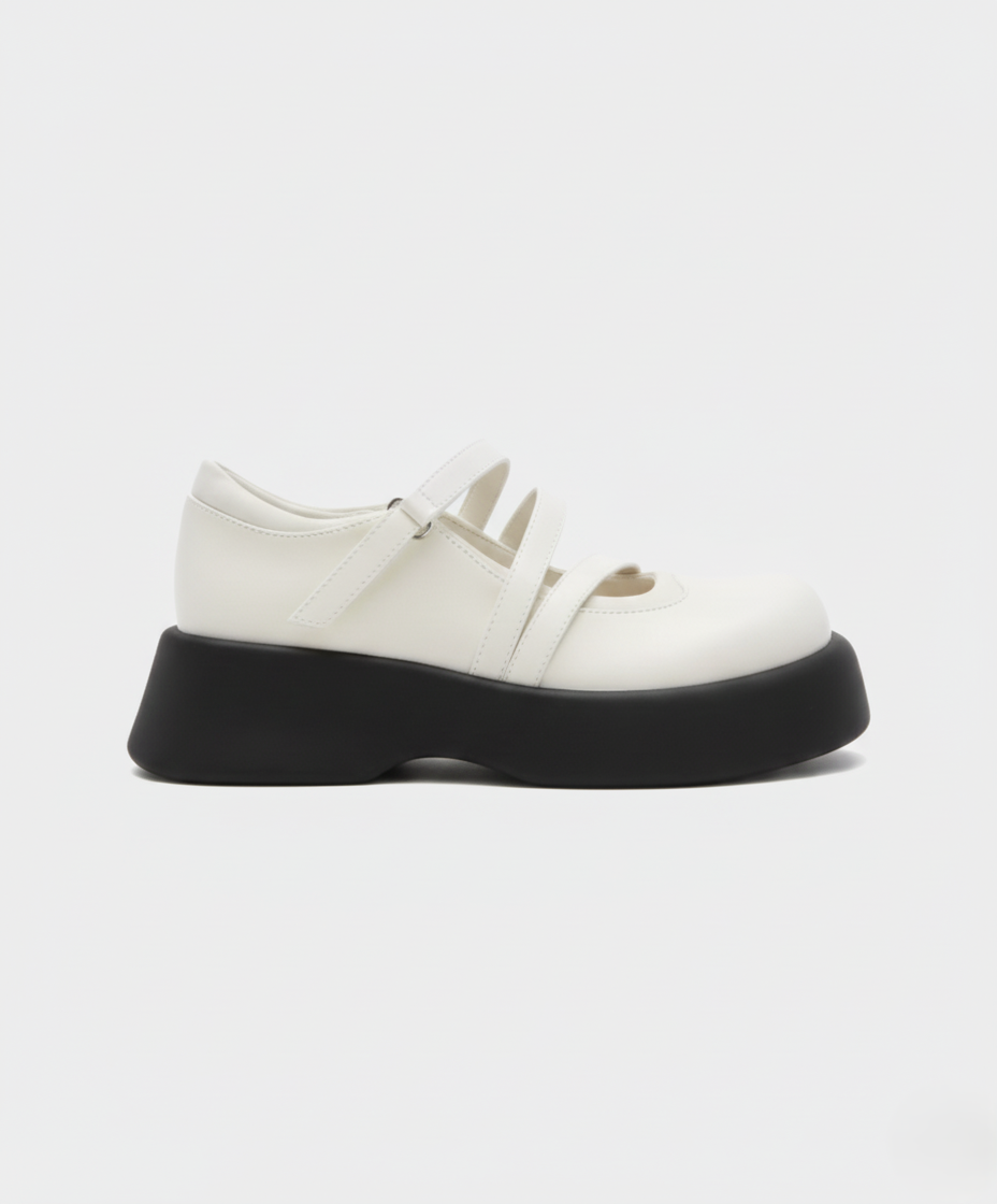 Soft Casual Platform Mary Jane Shoes