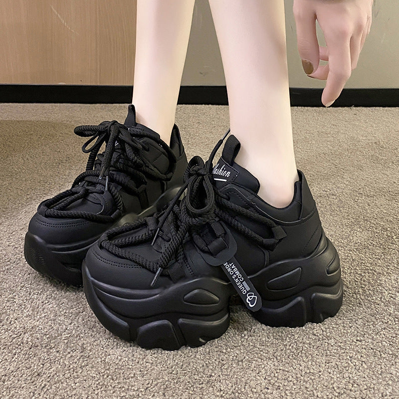 Milky Cloud Women’s Elevated Platform Sneakers